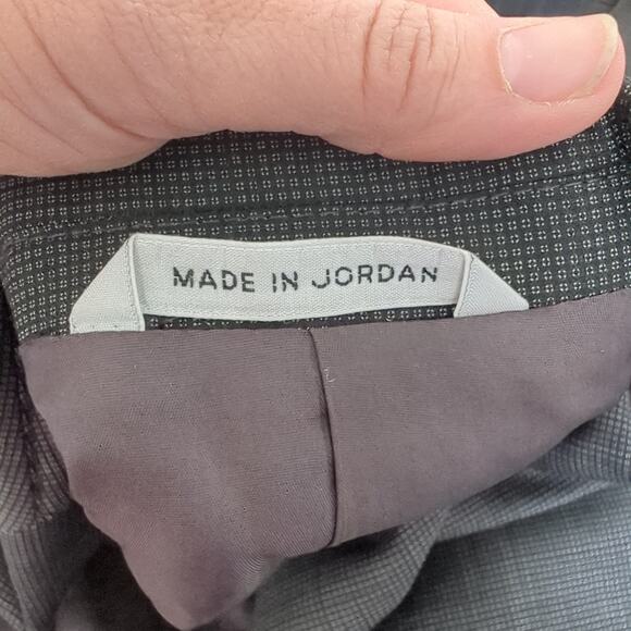 Armani Collezioni Blazer Jacket Men's 42L Virgin Wool Pattern Printed Suit Coat - Picture 6 of 9